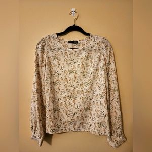 Shein blouse, size S, flowers printed.
